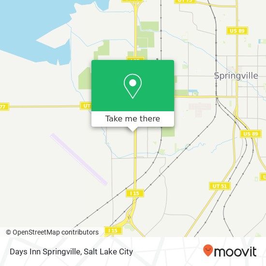 Mapa de Days Inn Springville