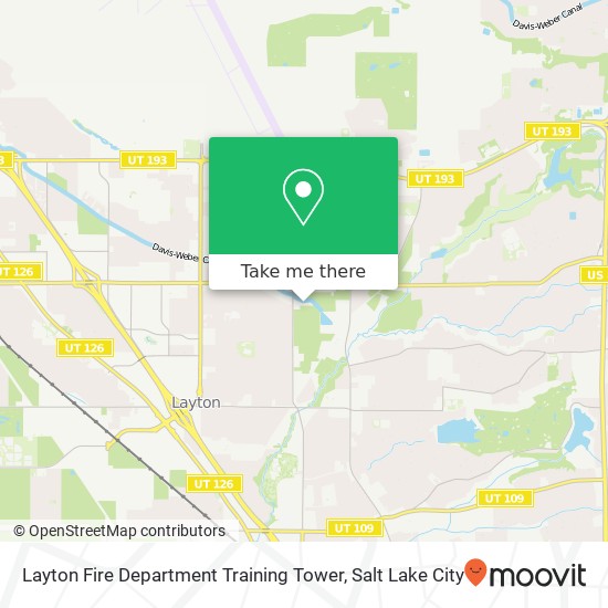 Layton Fire Department Training Tower map