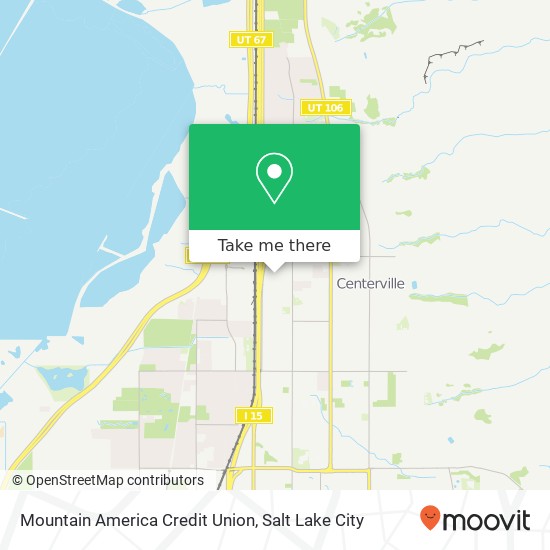 Mapa de Mountain America Credit Union