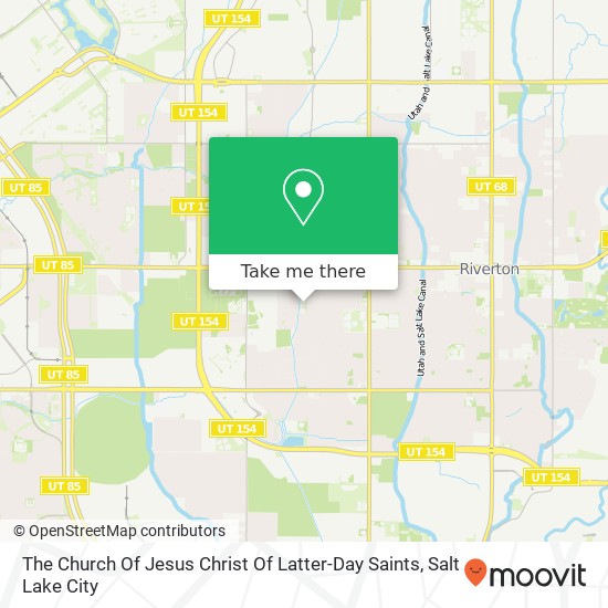 The Church Of Jesus Christ Of Latter-Day Saints map