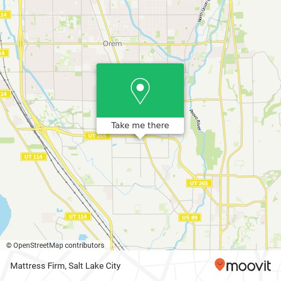 Mattress Firm map