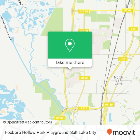 Foxboro Hollow Park Playground map