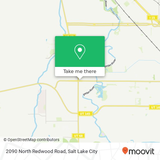2090 North Redwood Road map