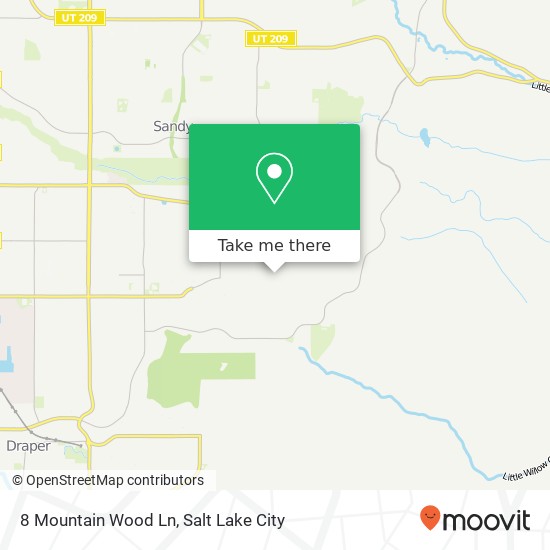 Mapa de 8 Mountain Wood Ln