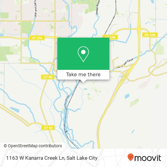 Mapa de 1163 W Kanarra Creek Ln