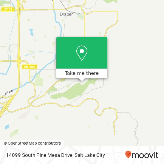 Mapa de 14099 South Pine Mesa Drive