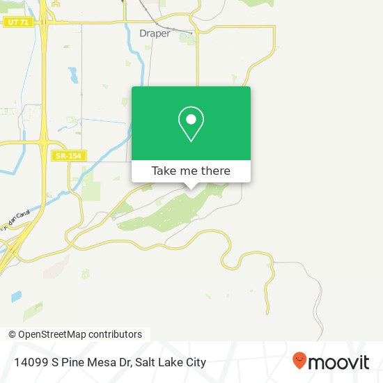 Mapa de 14099 S Pine Mesa Dr