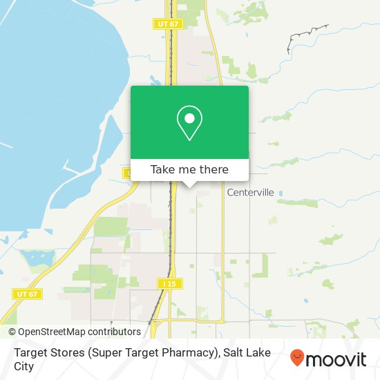 Mapa de Target Stores (Super Target Pharmacy)