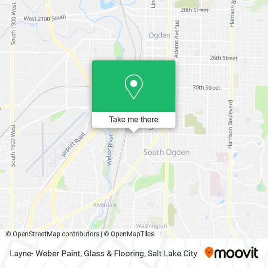 Layne- Weber Paint, Glass & Flooring map