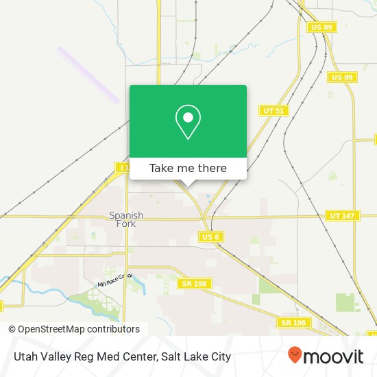 Utah Valley Reg Med Center map