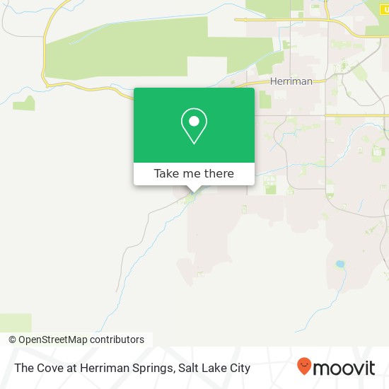 The Cove at Herriman Springs map