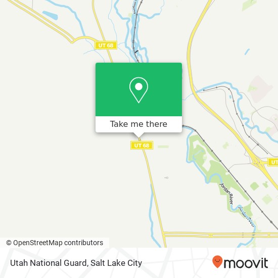 Utah National Guard map