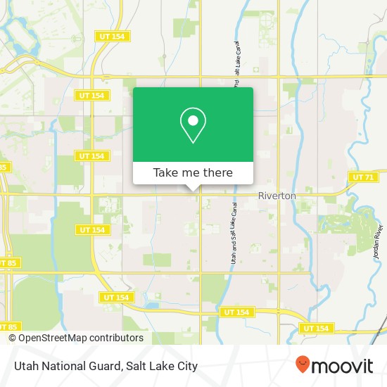 Utah National Guard map
