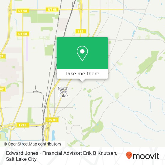Mapa de Edward Jones - Financial Advisor: Erik B Knutsen