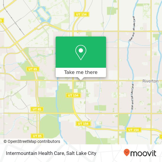 Mapa de Intermountain Health Care