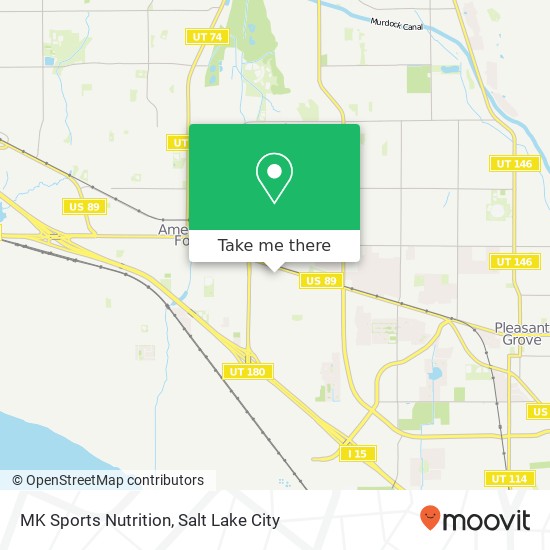 MK Sports Nutrition map