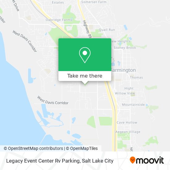 Legacy Event Center Rv Parking map