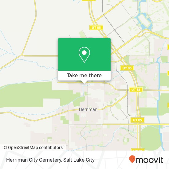 Herriman City Cemetery map