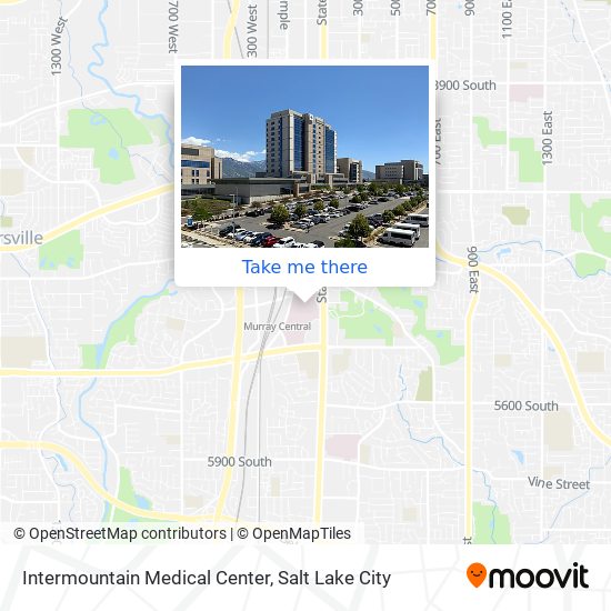 Intermountain Medical Center map
