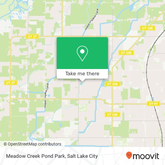 Meadow Creek Pond Park map