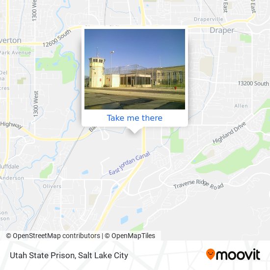 Utah State Prison map