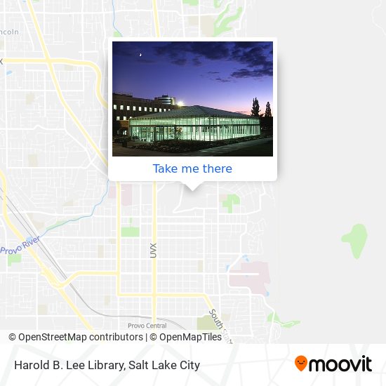 Mapa de Harold B. Lee Library