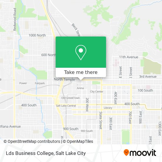 Lds Business College map