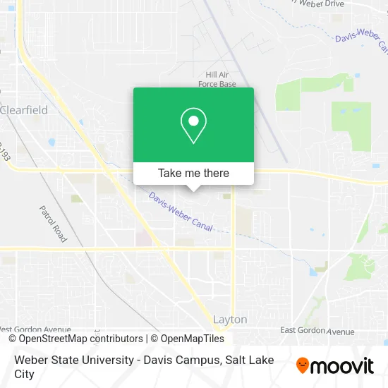 Weber State University - Davis Campus map