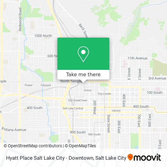 Hyatt Place Salt Lake City - Downtown map