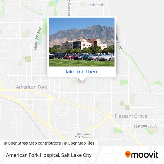 Mapa de American Fork Hospital