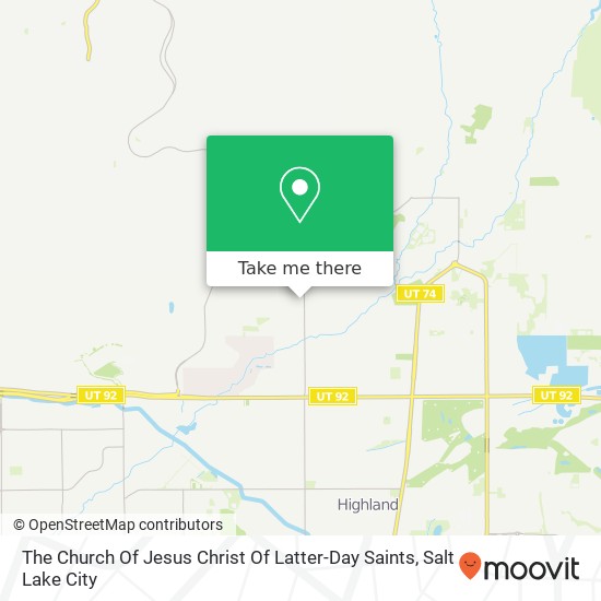 Mapa de The Church Of Jesus Christ Of Latter-Day Saints