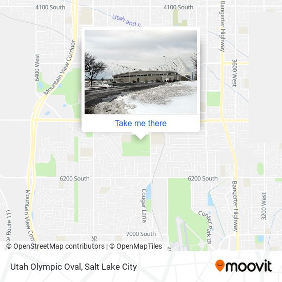 Mapa de Utah Olympic Oval