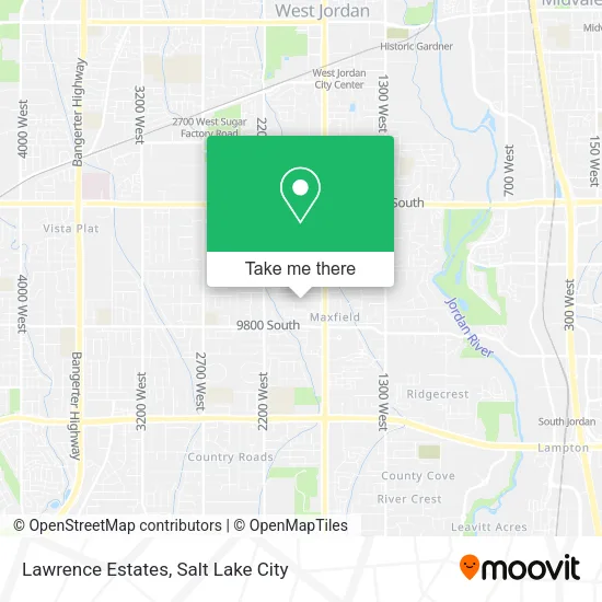 Lawrence Estates map