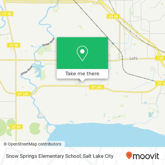 Mapa de Snow Springs Elementary School