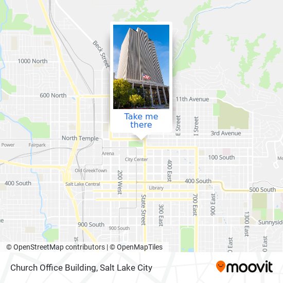 Church Office Building map
