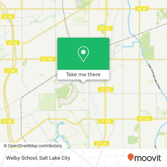 Welby School map