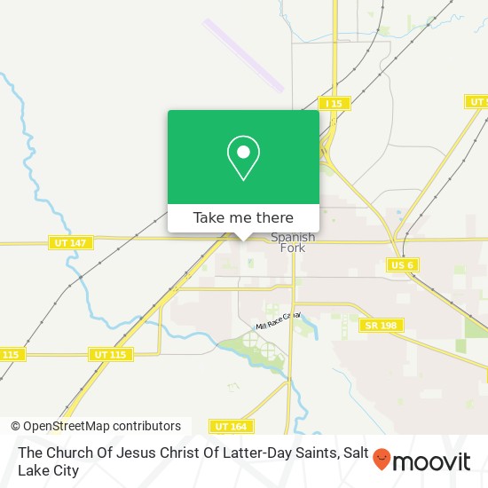 Mapa de The Church Of Jesus Christ Of Latter-Day Saints