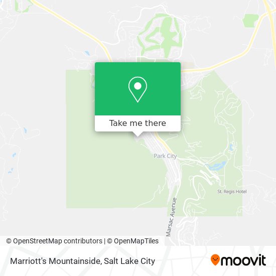 Marriott's Mountainside map