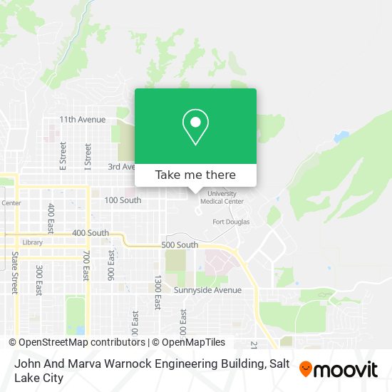 John And Marva Warnock Engineering Building map