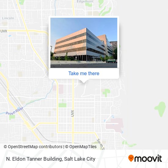Mapa de N. Eldon Tanner Building