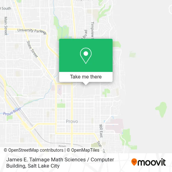 James E. Talmage Math Sciences / Computer Building map