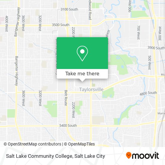 Salt Lake Community College map