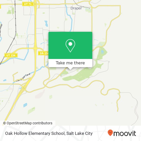 Oak Hollow Elementary School map