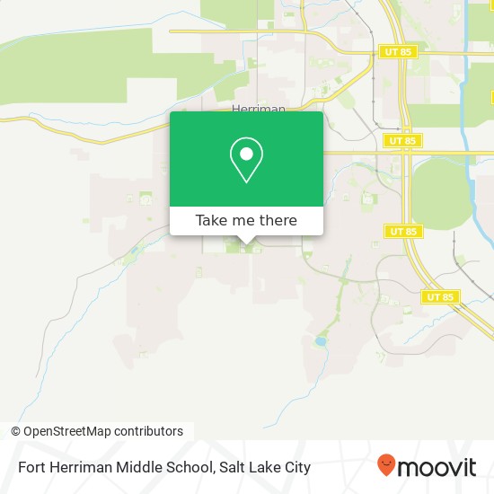 Fort Herriman Middle School map