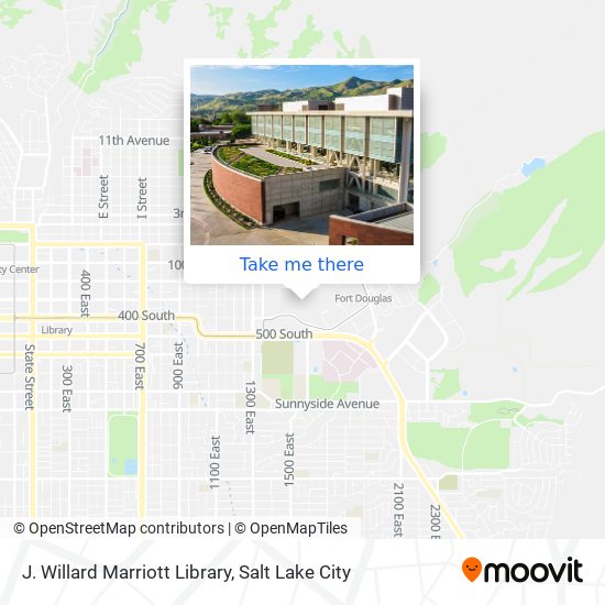 J. Willard Marriott Library map