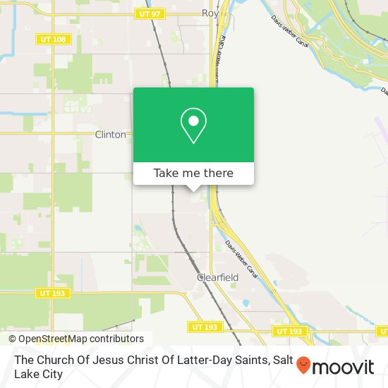 The Church Of Jesus Christ Of Latter-Day Saints map