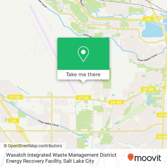 Mapa de Wasatch Integrated Waste Management District Energy Recovery Facility