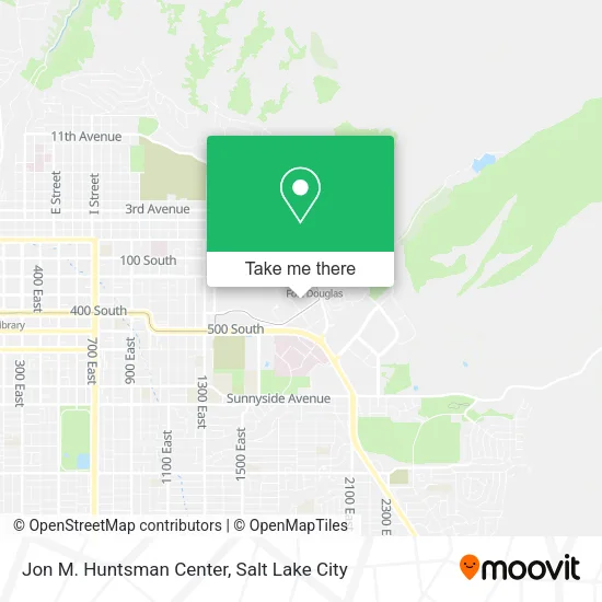 Jon M. Huntsman Center map