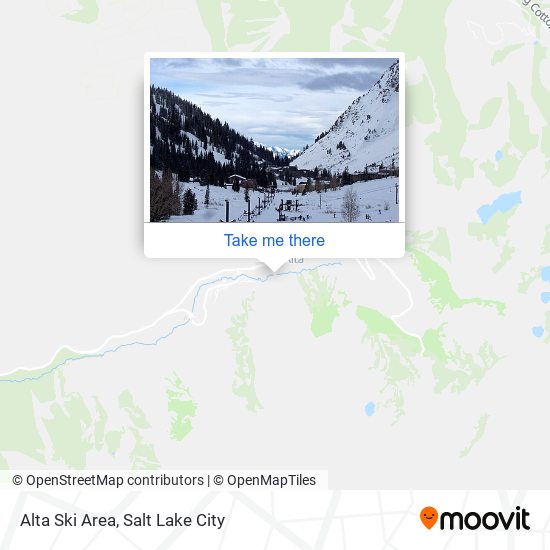 Alta Ski Area map