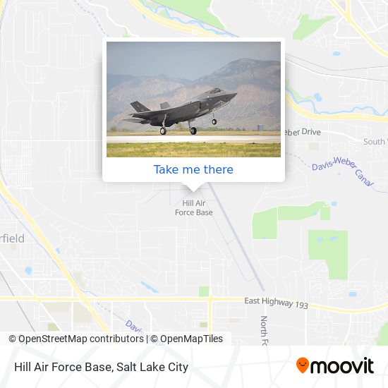 Hill Air Force Base map